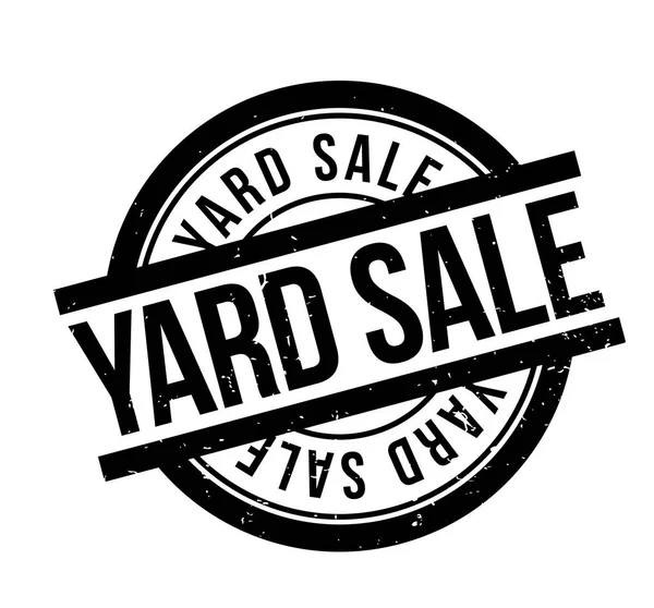 Carimbo de borracha Yard Sale —  Vetores de Stock