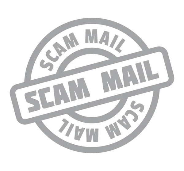 Scam Mail rubber stamp — Stock Vector