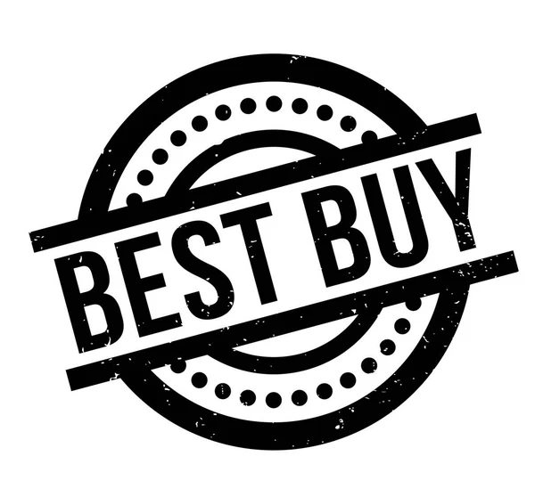 Best Buy Timbre en caoutchouc — Image vectorielle