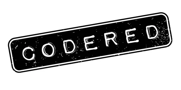 CodeRed Rubberstempel — Stockvector
