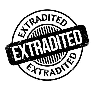 Extradited rubber stamp clipart