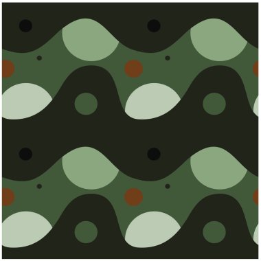 Krem ve sulu seamless modeli