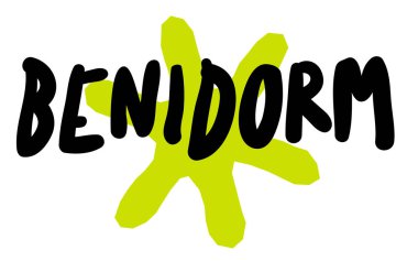 Benidorm etiket damga