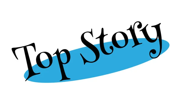 TOP STORY Sello de goma — Vector de stock