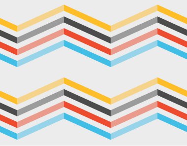 Renk zikzak çizgiler seamless modeli