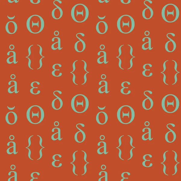 Абстрактные типографские символы — стоковый вектор