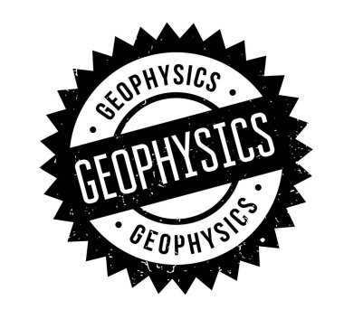 Geophysics rubber stamp clipart