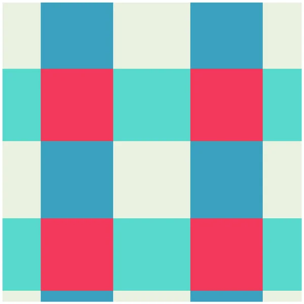 简单的彩色方块无缝图案 — 图库矢量图片