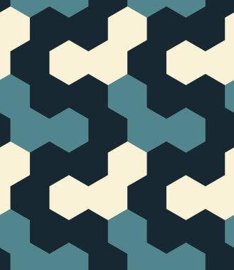 Düzensiz altıgen seamless modeli