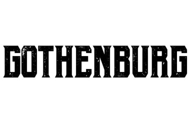Gothenburg tipografik damgası