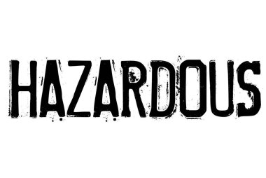 Tehlikeli tipografik damgası