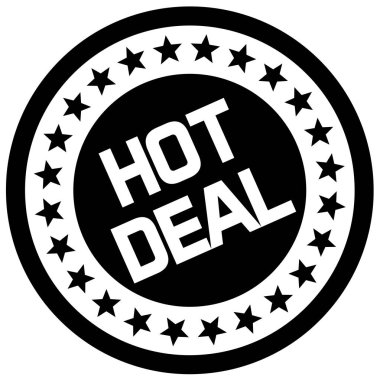 Sıcak anlaşma tipografik baskı