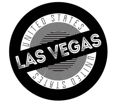 Las Vegas tipografik damgası