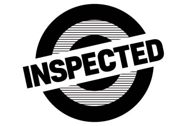 İncelenen tipografik damgası