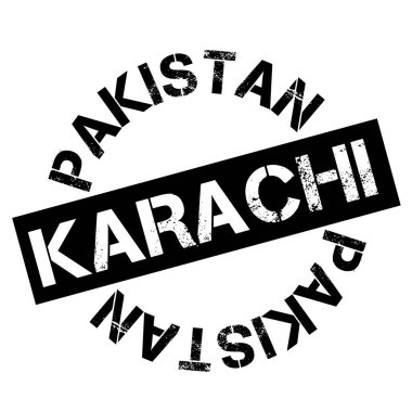 Karaçi tipografik damgası