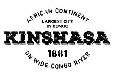 Kinshasa tipografik damgası