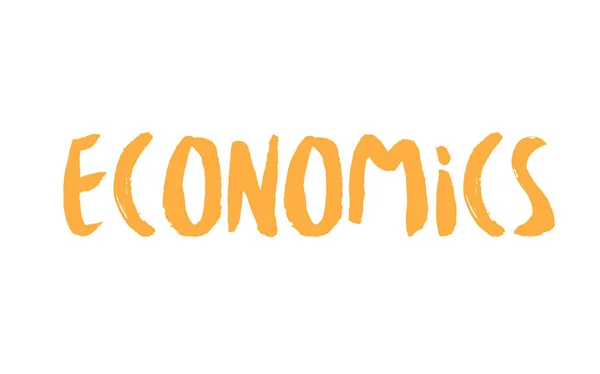 Economics stamp typ — Stock Vector