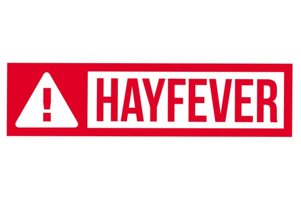 Hayfever tipografik damgası — Stok Vektör