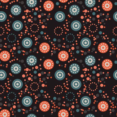 Tuhaf çiçekler pa seamless modeli