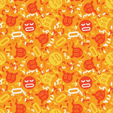 Dijital yüzler yaratıcı desen