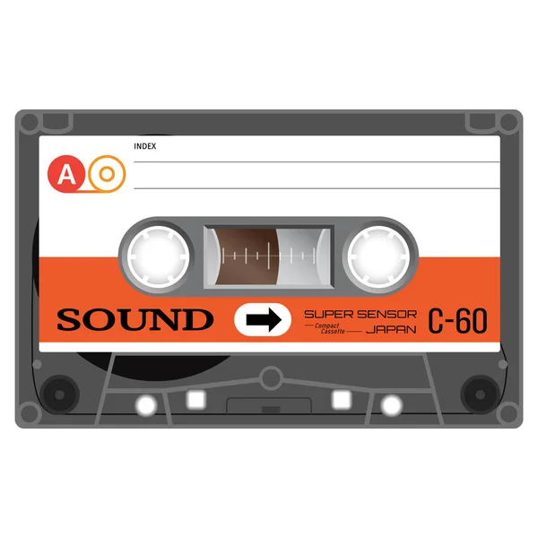 Аудиокассета — стоковый вектор