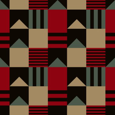 Simetrik çatı üstleri seamless modeli