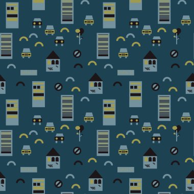 Sokak yanılsama seamless modeli