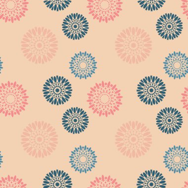 Evrensel çiçek seamless modeli