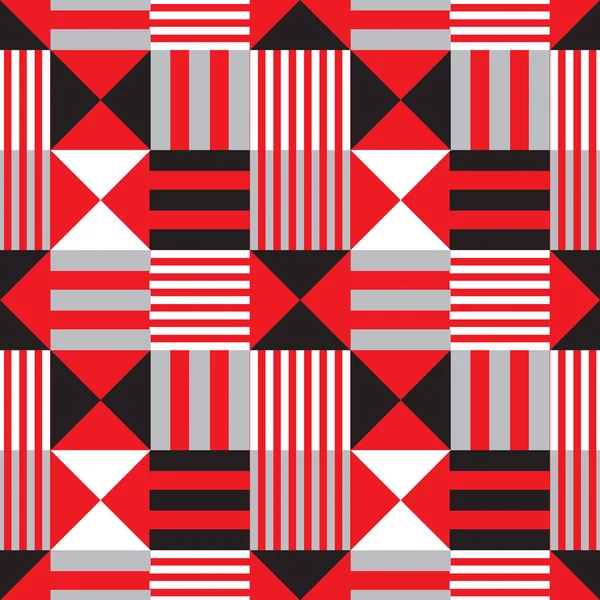 Drapeau vif motif abstrait sans couture — Image vectorielle