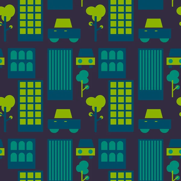 Neghborhood streets seamless pattern