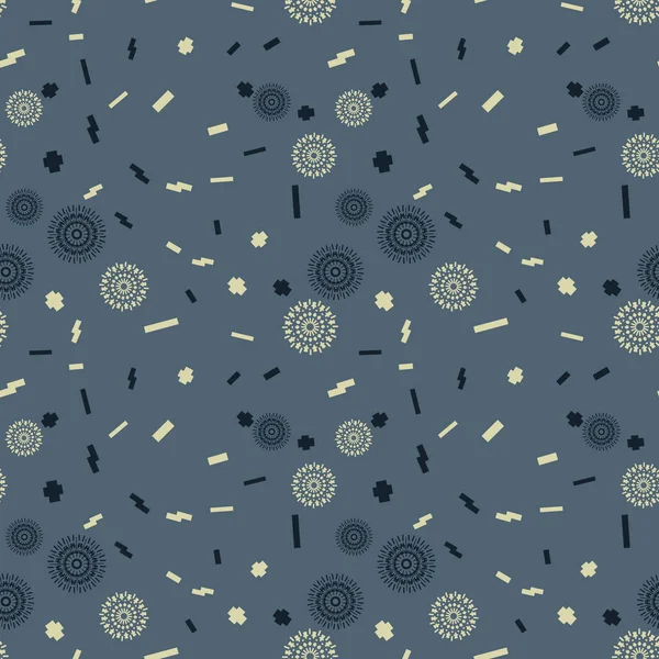 Alien splatter seamless pattern — Stock Vector