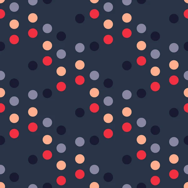 Kreisförmige Symmetrie Farben nahtlose Muster — Stockvektor