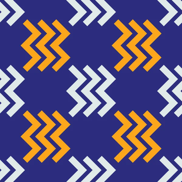 Zig zag motif sans couture droite — Image vectorielle