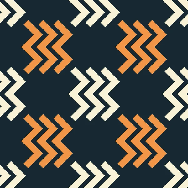 Zig zag motif sans couture droite — Image vectorielle