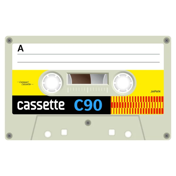 Audiokassette — Stockvektor