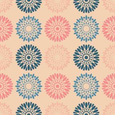 Galaxy çiçek seamless modeli