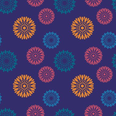 Evrensel çiçek seamless modeli