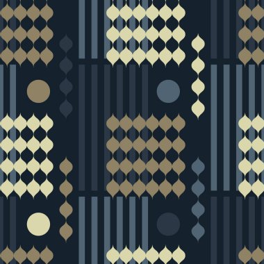 Grafik vintage dikey seamless modeli