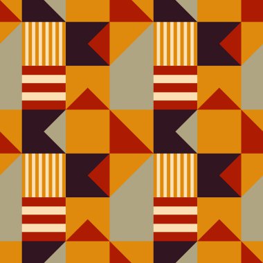 Ülke bayrakları soyut seamless modeli