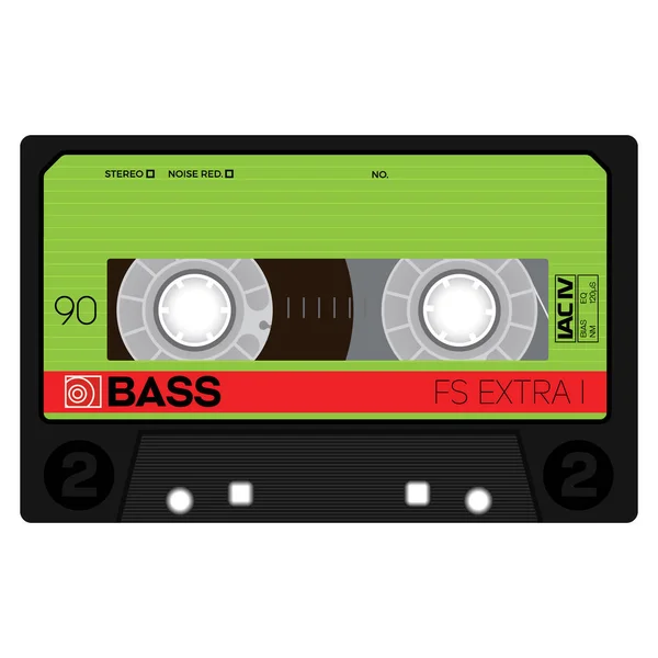 Vintage Audio-Kassette — Stockvektor