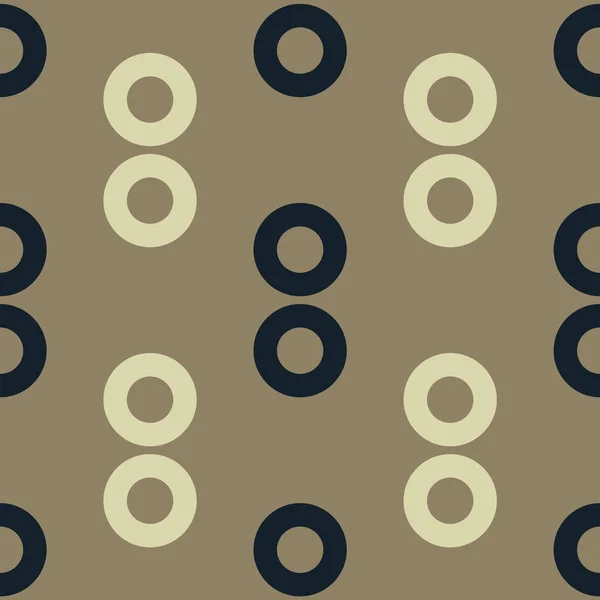 Kreisförmige Verbindung nahtloses Muster — Stockvektor