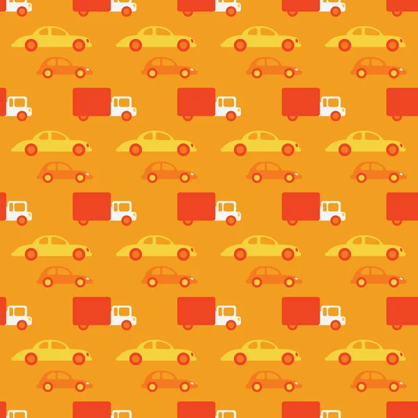 City traffic seamless pattern — Stock Vector