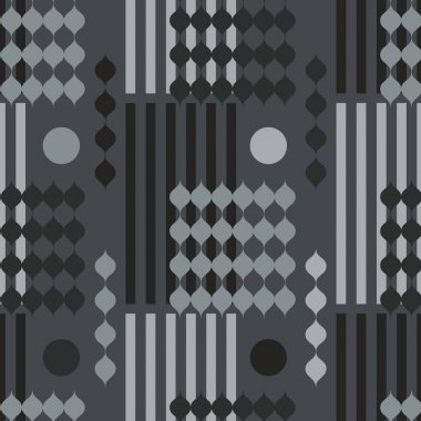 Grafik vintage dikey seamless modeli