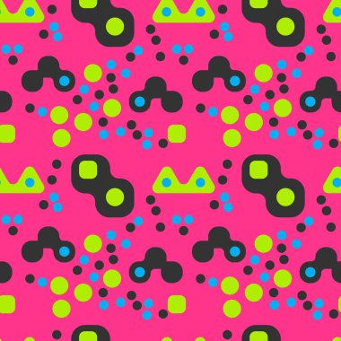 Sihirli şehir ışıkları seamless modeli