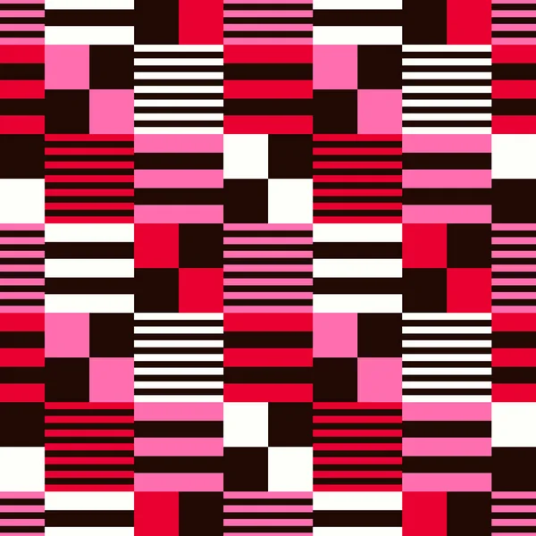 Drapeau abstrait motif infini sans couture — Image vectorielle