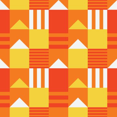 Simetrik çatı üstleri seamless modeli