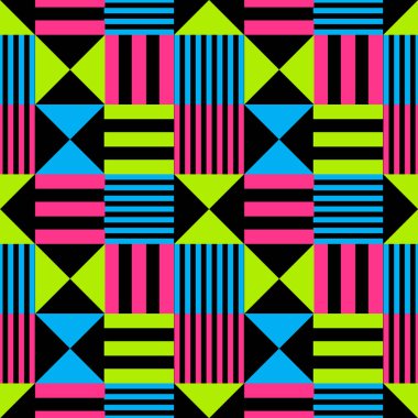 Canlı bayrak soyut seamless modeli