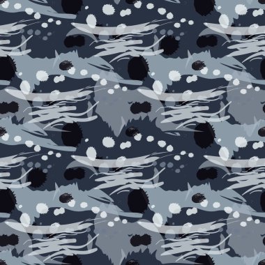 Lekeleri ve boya Dikişsiz desen