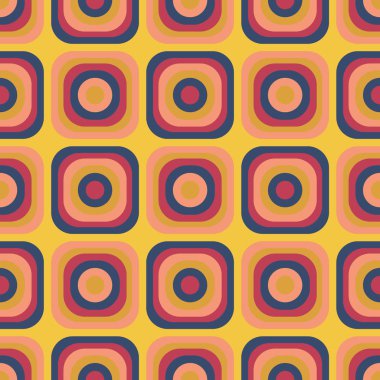 Vintage yetmişli seamless modeli