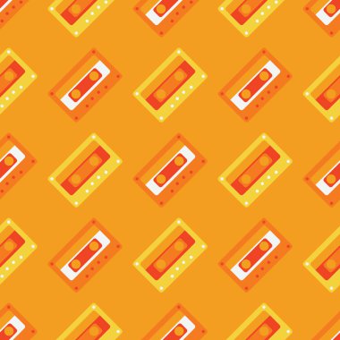 Dikişsiz desen yüzen kasetlerden